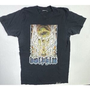 Pink Dolphin T-Shirt Large Baroque Architecture Money Graphic Rare USA